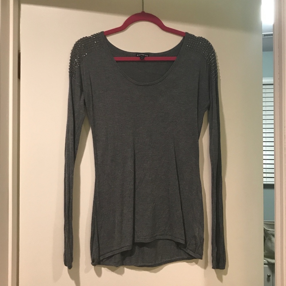 Express long sleeve knit top
